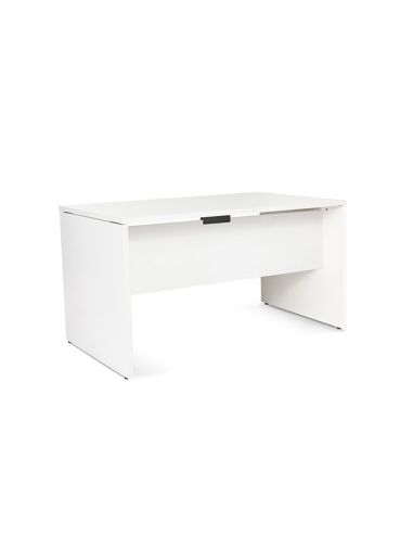 Mesa Oficina Rocada Serie Work 140X80 Cm Acabado Aw04 Blanco/Blanco