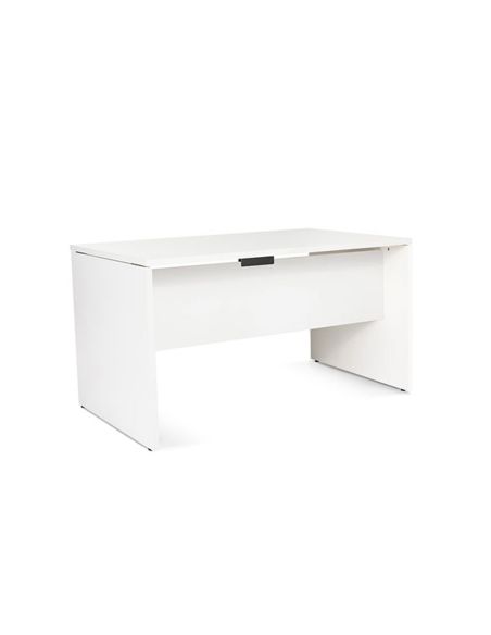 Mesa Oficina Rocada Serie Work 140X80 Cm Acabado Aw04 Blanco/Blanco