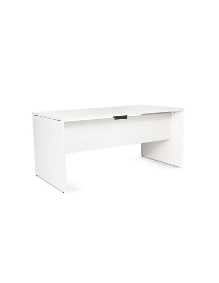 Mesa Oficina Rocada Serie Work 160X80 Cm Acabado Aw04 Blanco/Blanco