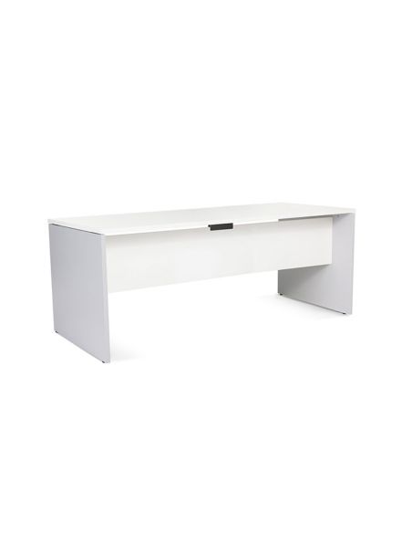 Mesa Oficina Rocada Serie Work 180X80 Cm Acabado An04 Gris/Blanco