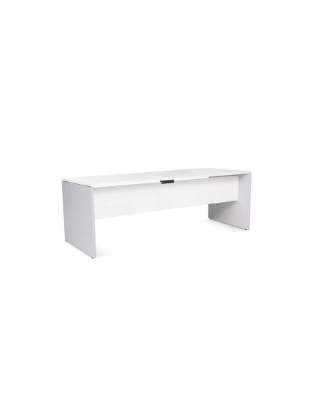 Mesa Oficina Rocada Serie Work 200X80 Cm Acabado An04 Gris/Blanco
