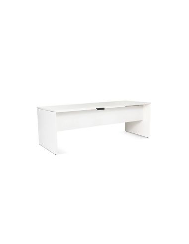 Mesa Oficina Rocada Serie Work 200X80 Cm Acabado Aw04 Blanco/Blanco
