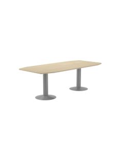 Mesa Reunion Meeting 3003At01 Estructura Gris Tablero Haya 220X100X72 Cm