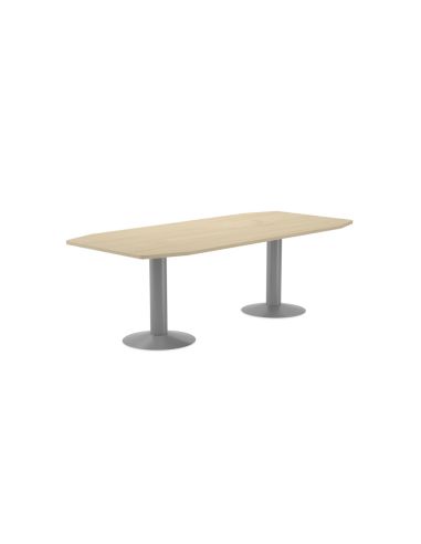 Mesa Reunion Meeting 3003At01 Estructura Gris Tablero Haya 220X100X72 Cm