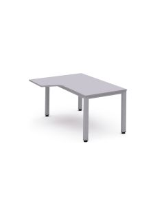 Mesa Rocada Serie Executive 160X110 Cm Izquierda Acabado Gris/Gris