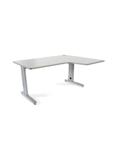 Mesa Rocada Serie Metal 160X120 Cm Derecha Acabado Ac02 Gris