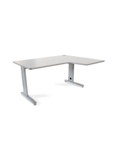 Mesa Rocada Serie Metal 180X120 Cm Derecha Acabado Ac02 Gris