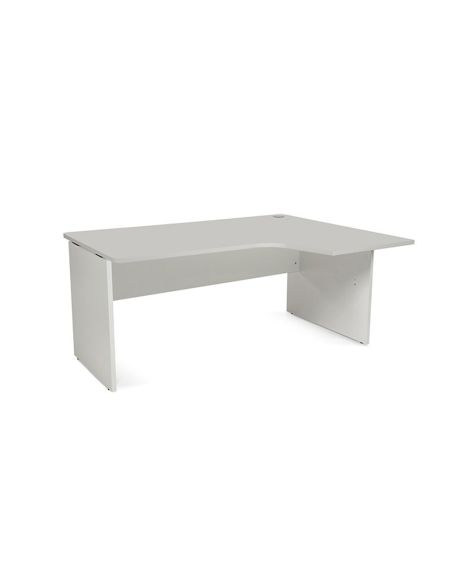 Mesa Rocada Serie Work 160X120 Cm Derecha Acabado An02 Gris/Gris