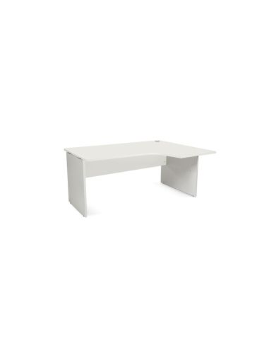 Mesa Rocada Serie Work 160X120 Cm Derecha Acabado An04 Gris/Blanco