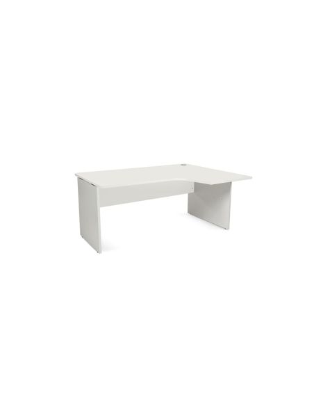 Mesa Rocada Serie Work 160X120 Cm Derecha Acabado An04 Gris/Blanco