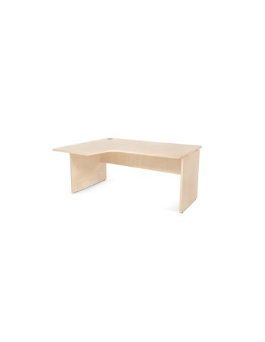 Mesa Rocada Serie Work 160X110X76 Cm Izquierda Acabado Aa01 Haya/Haya