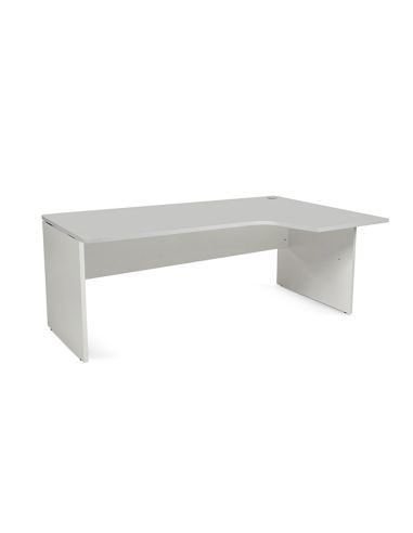 Mesa Rocada Serie Work 180X120 Cm Derecha Acabado An02 Gris/Gris