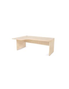Mesa Rocada Serie Work 180X110X76 Cm Izquierda Acabado Aa01 Haya/Haya
