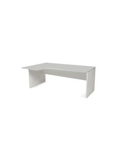 Mesa Rocada Serie Work 180X110X76 Cm Izquierda Acabado An02 Gris/Gris