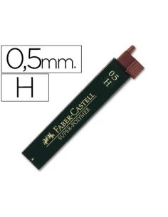 Minas Faber Grafito 9065 0,5 Mm H Estuche De 12 Minas