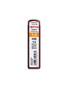 Minas Rotring Grafito 1 Mm Hb Estuche De 12 Minas 2