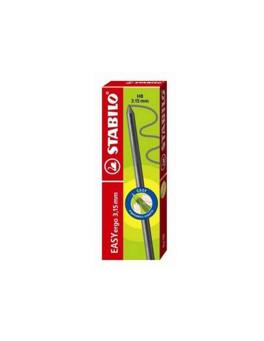 Minas Stabilo Easy Ergo Grafito Hb 3,15 Mm Caja De 6 Minas|Libreriasalesiana
