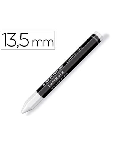 Cera Staedtler Para Marcar Blanco Lumocolor Permanente Omnigraph 236 Caja De 12 Unidades