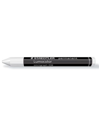 Cera Staedtler Para Marcar Blanco Lumocolor Permanente Omnigraph 236 Caja De 12 Unidades