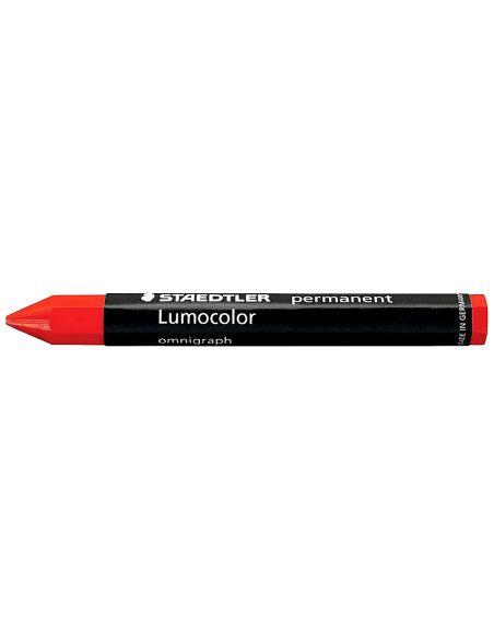 Cera Staedtler Para Marcar Rojo Lumocolor Permanente Omnigraph 236 Caja De 12 Unidades