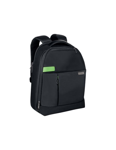 Mochila Para Portatil Leitz 13,3" Negro Con Asa Y Bolsillos Exteriores 320X430X210 Mm