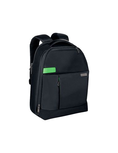 Mochila Para Portatil Leitz 13,3" Negro Con Asa Y Bolsillos Exteriores 320X430X210 Mm