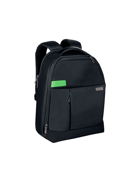 Mochila Para Portatil Leitz 13,3" Negro Con Asa Y Bolsillos Exteriores 320X430X210 Mm