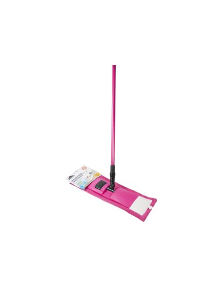 Mopa Microfibra Basic Con Mango Telescopico Rotacion 360