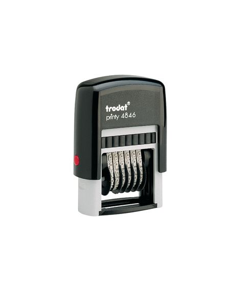 Numerador Trodat Manual 6 Bandas 4 Mm