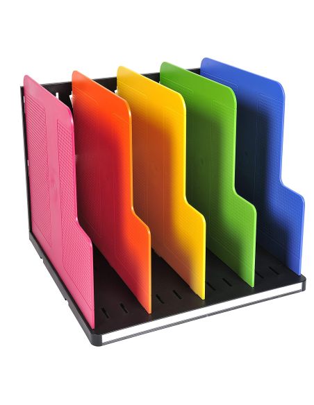 Organizador De Armario Exacompta Modulotop Negro Multicolor Vertical 5 Compartimentos 300X288X255 Mm