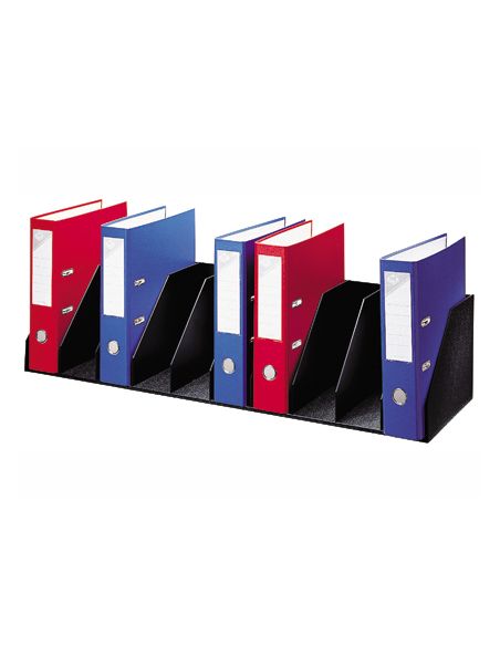 Organizador De Armario Paperflow Negro. Baldas Fijas 802 Mm 10 Compartimentos