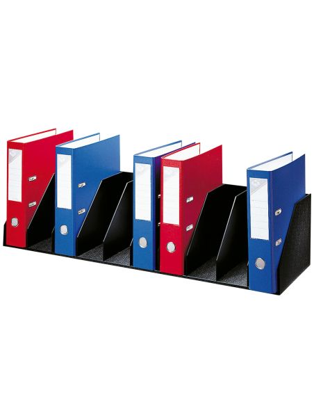 Organizador De Armario Paperflow Negro. Baldas Fijas 802 Mm 10 Compartimentos