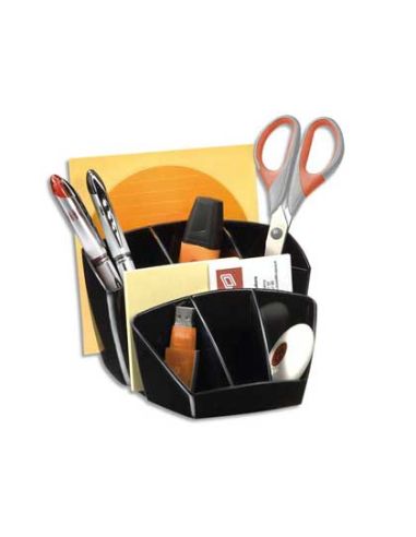 Organizador Sobremesa Cep Confor Plastico Negro