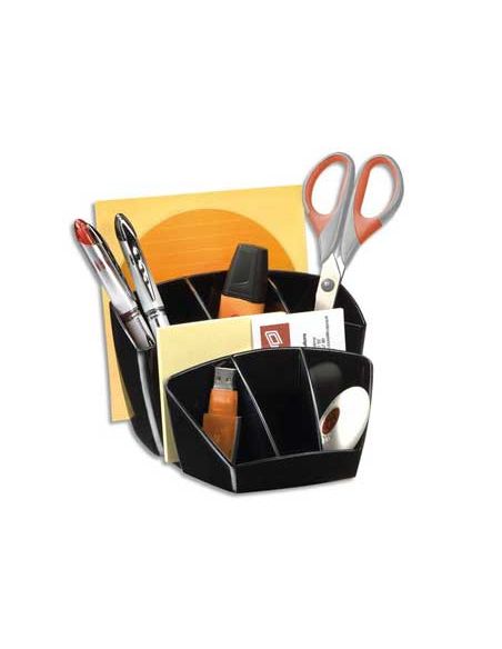 Organizador Sobremesa Cep Confor Plastico Negro