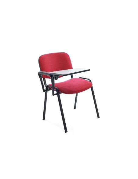 Pala Escritura Rocada Derecha Para Silla Confidente Plegable Pvc 34X20 Cm Color Negro