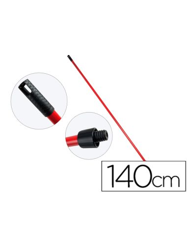 Palo De Escoba O Fregona Metal Universal Con Adaptador Sp 140 Cm