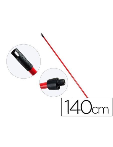 Palo De Escoba O Fregona Metal Universal Con Adaptador Sp 140 Cm