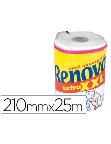 Papel De Cocina Renova Xxl Maxi Ultra Absorbente 2 Capas 28,8 Mt