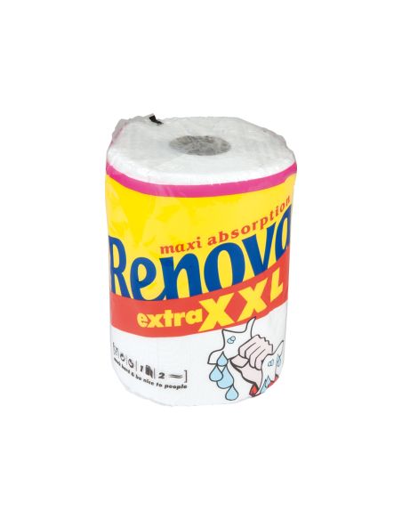 Papel De Cocina Renova Xxl Maxi Ultra Absorbente 2 Capas 28,8 Mt