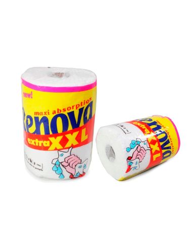Papel De Cocina Renova Xxl Maxi Ultra Absorbente 2 Capas 28,8 Mt