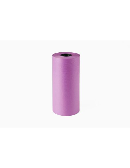 Papel De Regalo Kraft Liso Bobina Ancho 31 Cm Peso 3,5 Kg Gramaje 60 Gr Color Lila