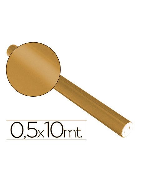 Papel Metalizado Cobre Rollo Continuo De 0,5 X 10 Mt