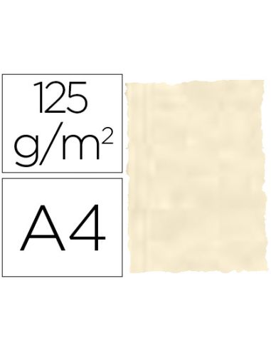 Papel Pergamino Din A4 Troquelado 125 Gr Piel Elefante Color Hueso Paquete De 25 Hojas