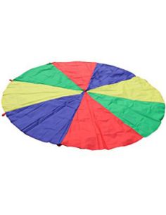 Paracaidas Amaya De Nylon Con 20 Asas Colores Del Parchis 6 M