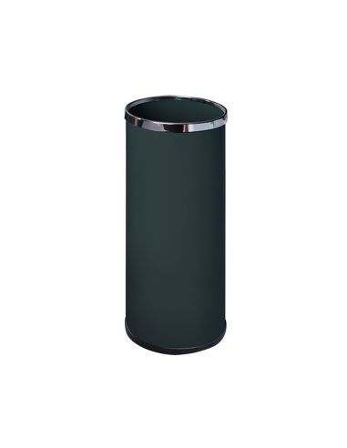 Paraguero Metalico 301 Negro Aros Cromado 50X21,5 Cm