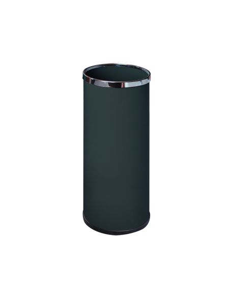 Paraguero Metalico 301 Negro Aros Cromado 50X21,5 Cm