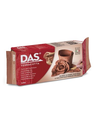 Pasta Das Terracota Para Modelar Seca Sin Coccion 500 Gr|Libreriasalesiana