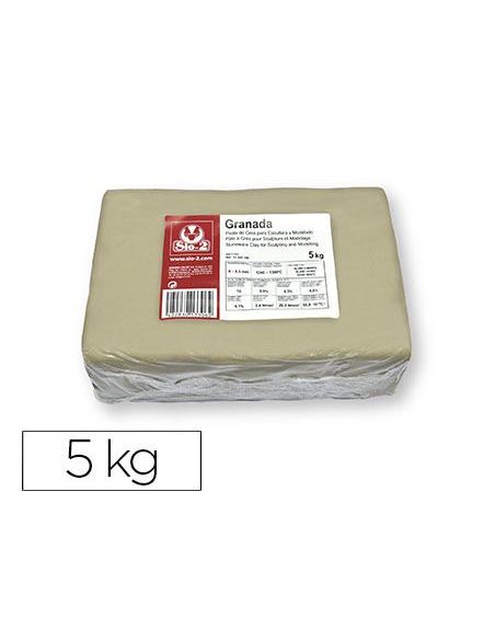 Pasta De Modelar Sio-2 Gres Granada Para Escultura Y Modelado Paquete De 5 Kg|Libreriasalesiana