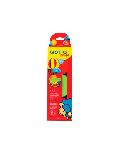 Pasta Para Modelar Giotto Bebe Pack 3 Colores Surtidos Dermatologicamente Testada