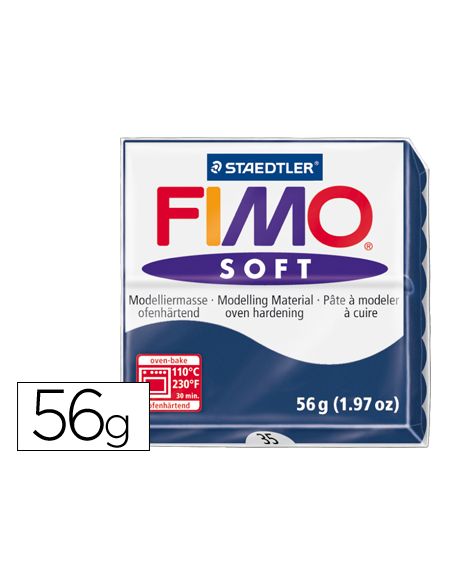 Pasta Staedtler Fimo Soft 57 Gr Color Azul Windsor